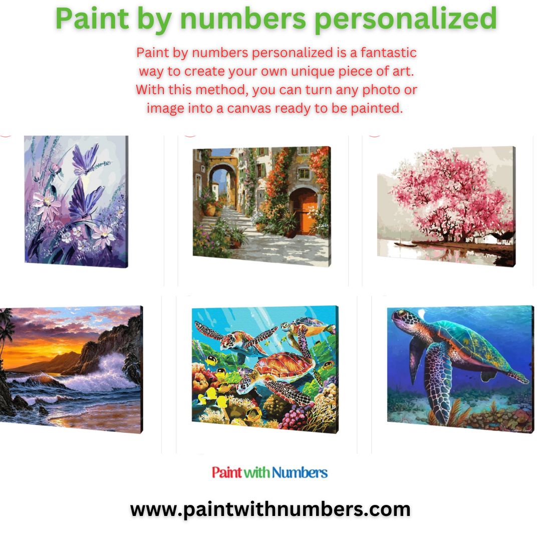 Paint by numbers personalized