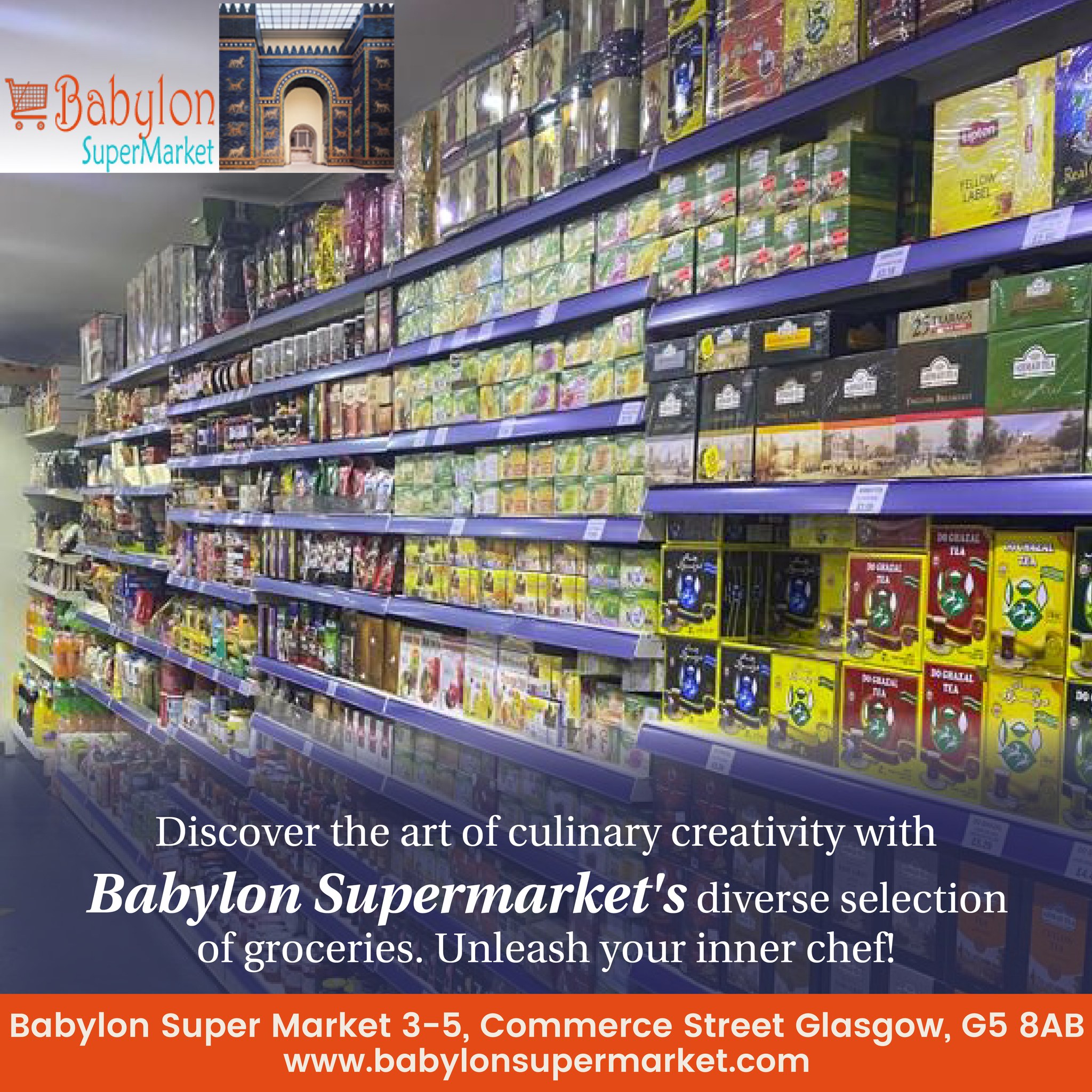 Shop Authentic Greek Grocery in Glasgow at Babylon Supermarket