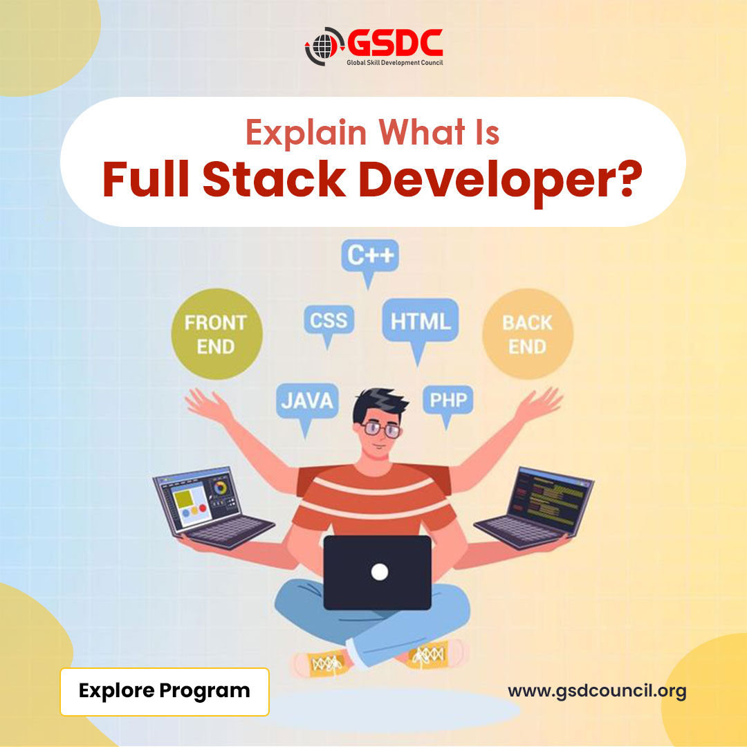 Explain What Is Full Stack Developer? 
