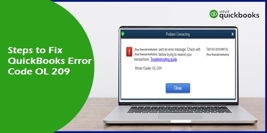 How to Fix QuickBooks Error Code OL 209?