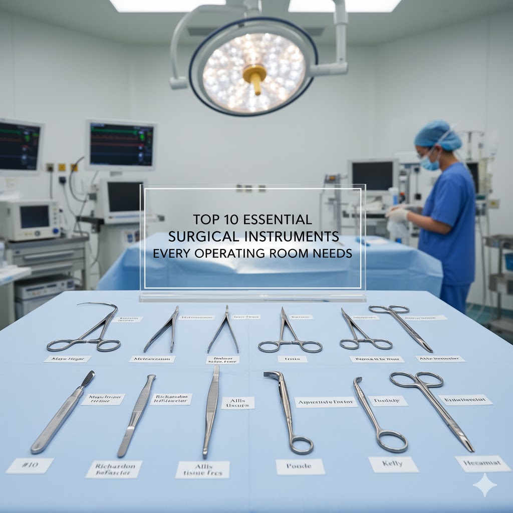 Top 10 Essential Surgical Instruments Every Operating Room Needs