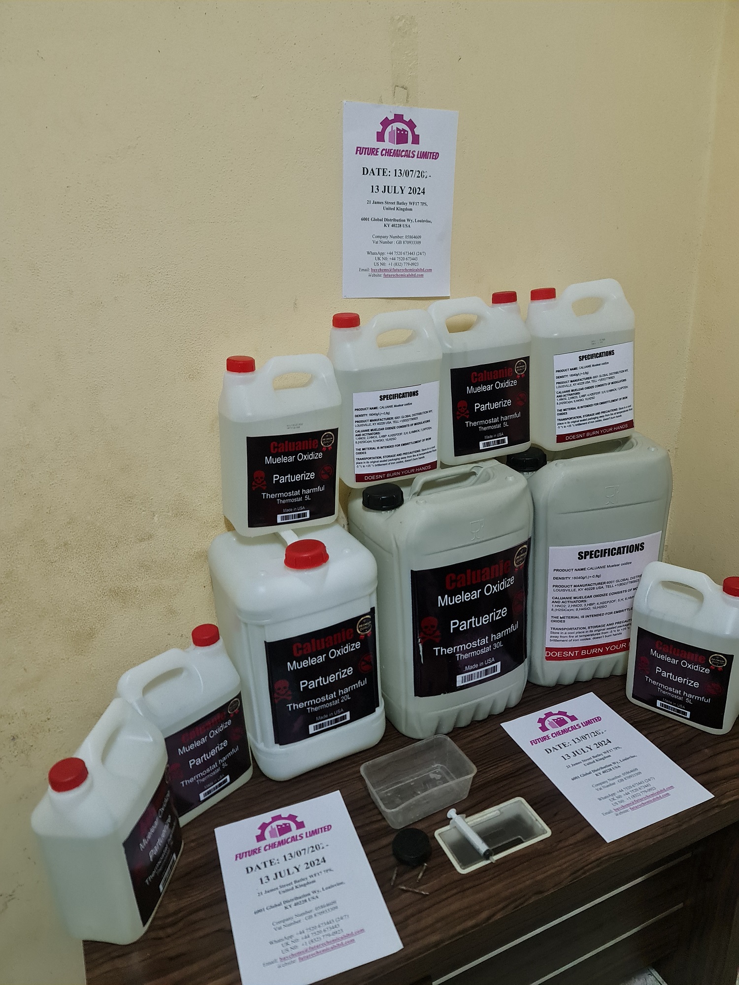 Industrial Grade Caluanie Muelear Oxidize for Sale | Trusted Supplier Worldwide