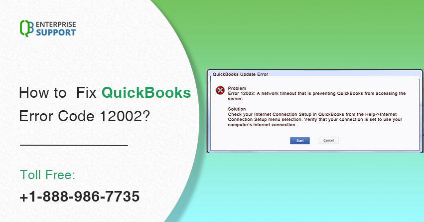 How to troubleshoot QuickBooks Error Code 12002?
