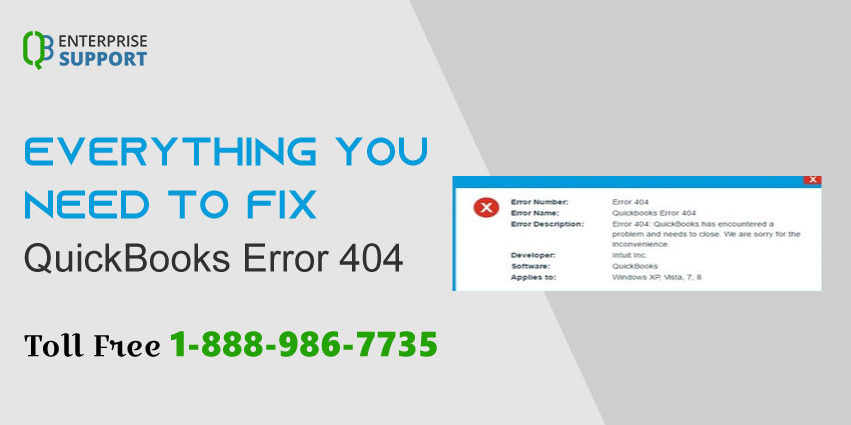 QuickBooks Error 404 - Causes and Solutions to Fix