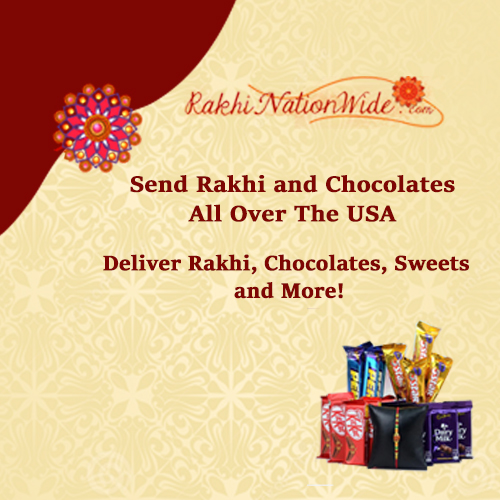 Celebrate Rakhi with Delicious Chocolates! Send Rakhi and Chocolates to the USA