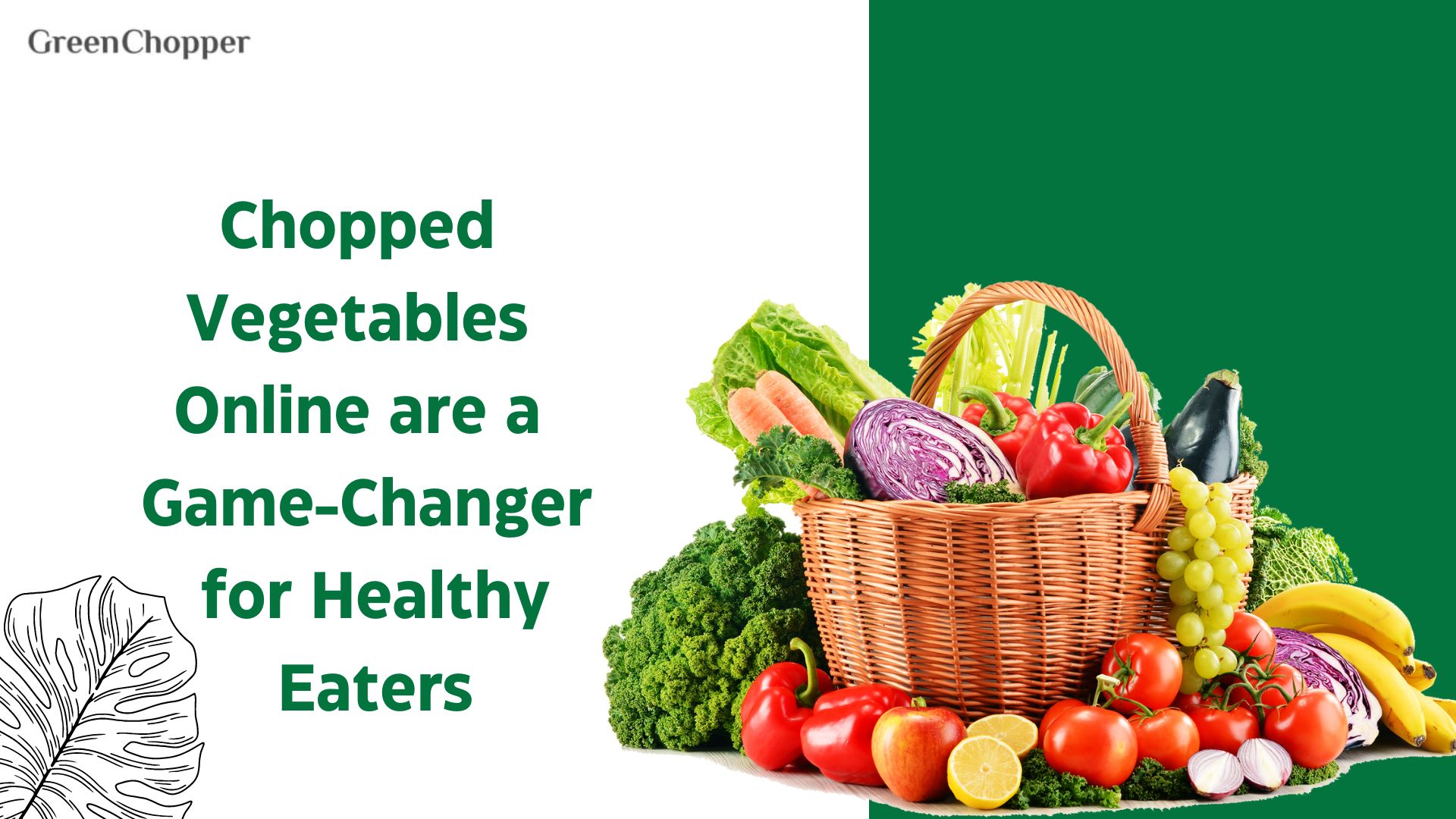 Why Chopped Vegetables Online are a Game-Changer for Healthy Eaters