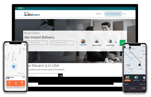 Movers And Packers App Development Service