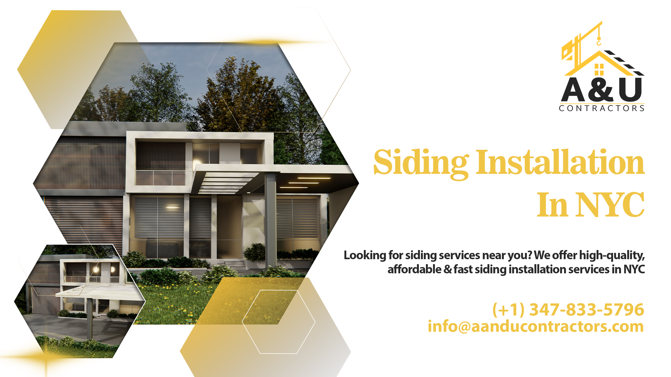 They Are Using Only The Highest-Quality Siding Installation Materials | A And U Contractors: