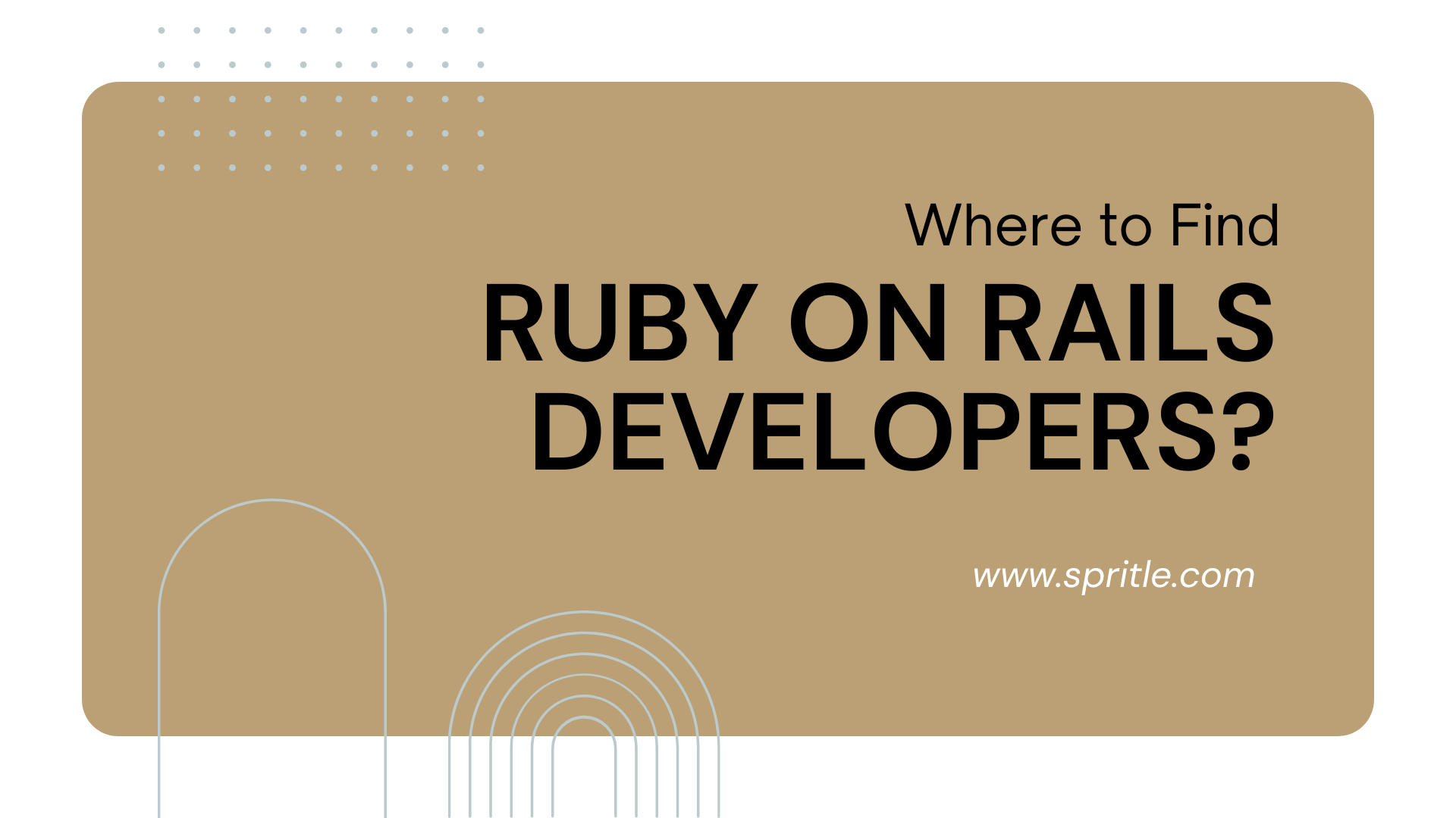 Where to Find Ruby on Rails Developers?