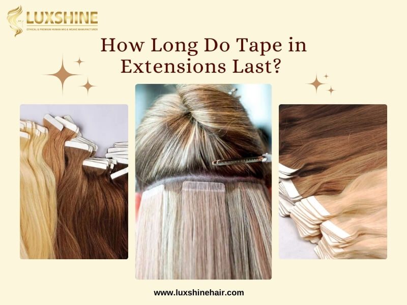 How Long Do Tape In Extensions Last? What You Need to Know