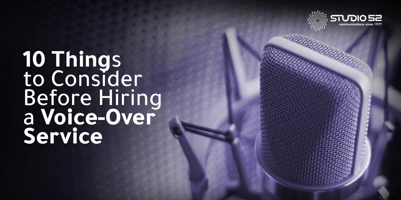 10 Things to Consider Before Hiring a Voice-Over Service