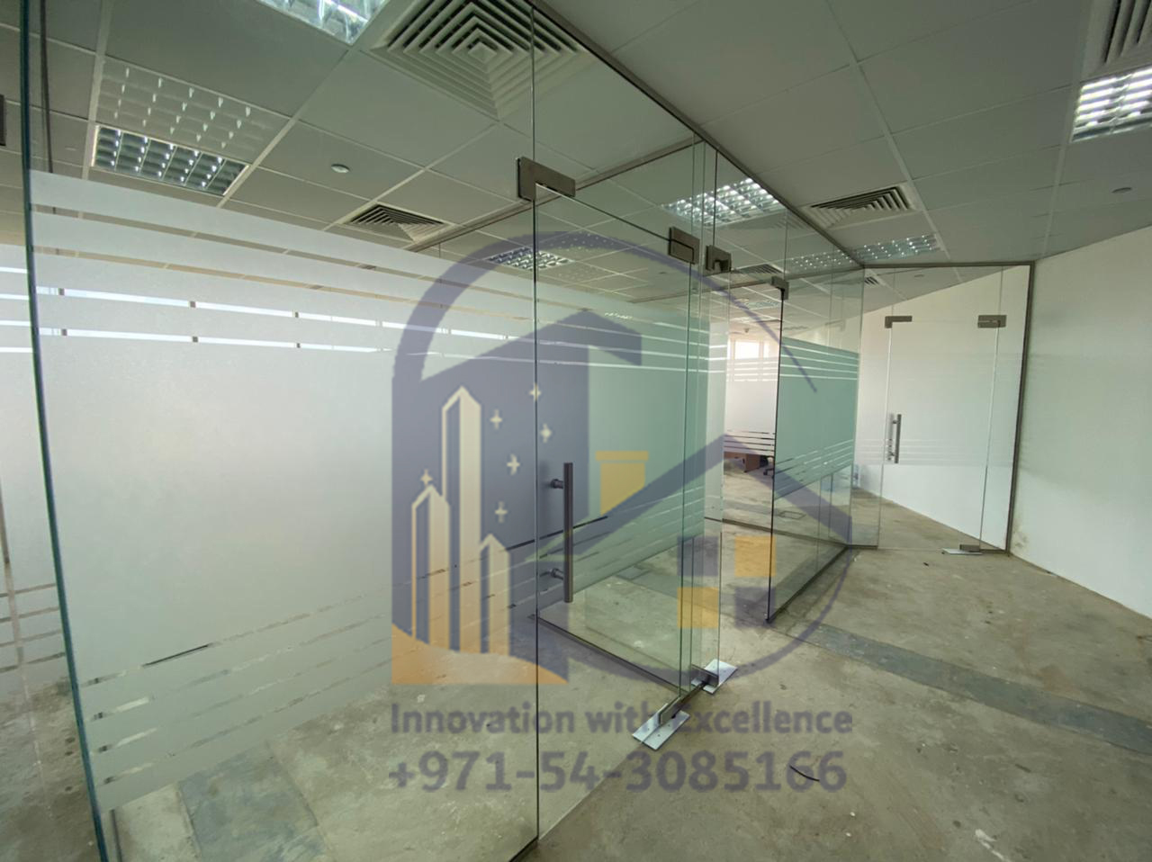 Office Glass Privacy Screen