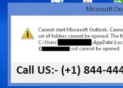 Why my Outlook doesn’t start?
