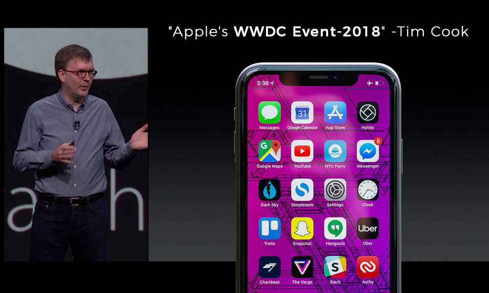 Tim Cook's KeyNotes from Apple's WWDC Event