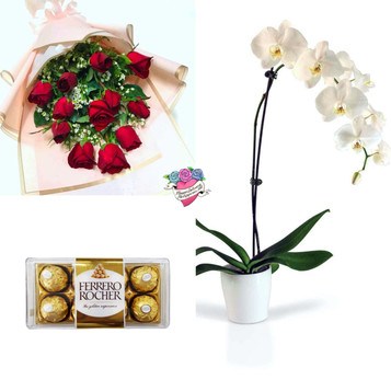 Choose A Bouquet With Chocolates For Surprising Her