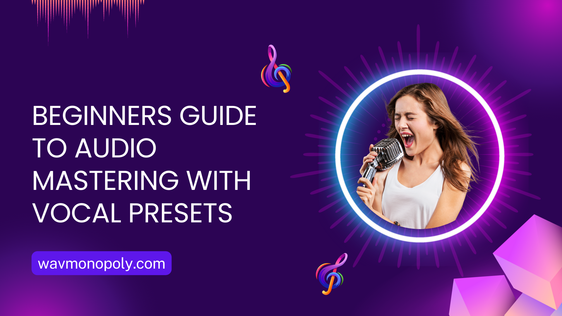 Beginners Guide To Audio Mastering with Vocal Presets