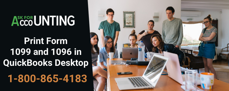 How to Print Form 1099 and 1096 in QuickBooks Desktop