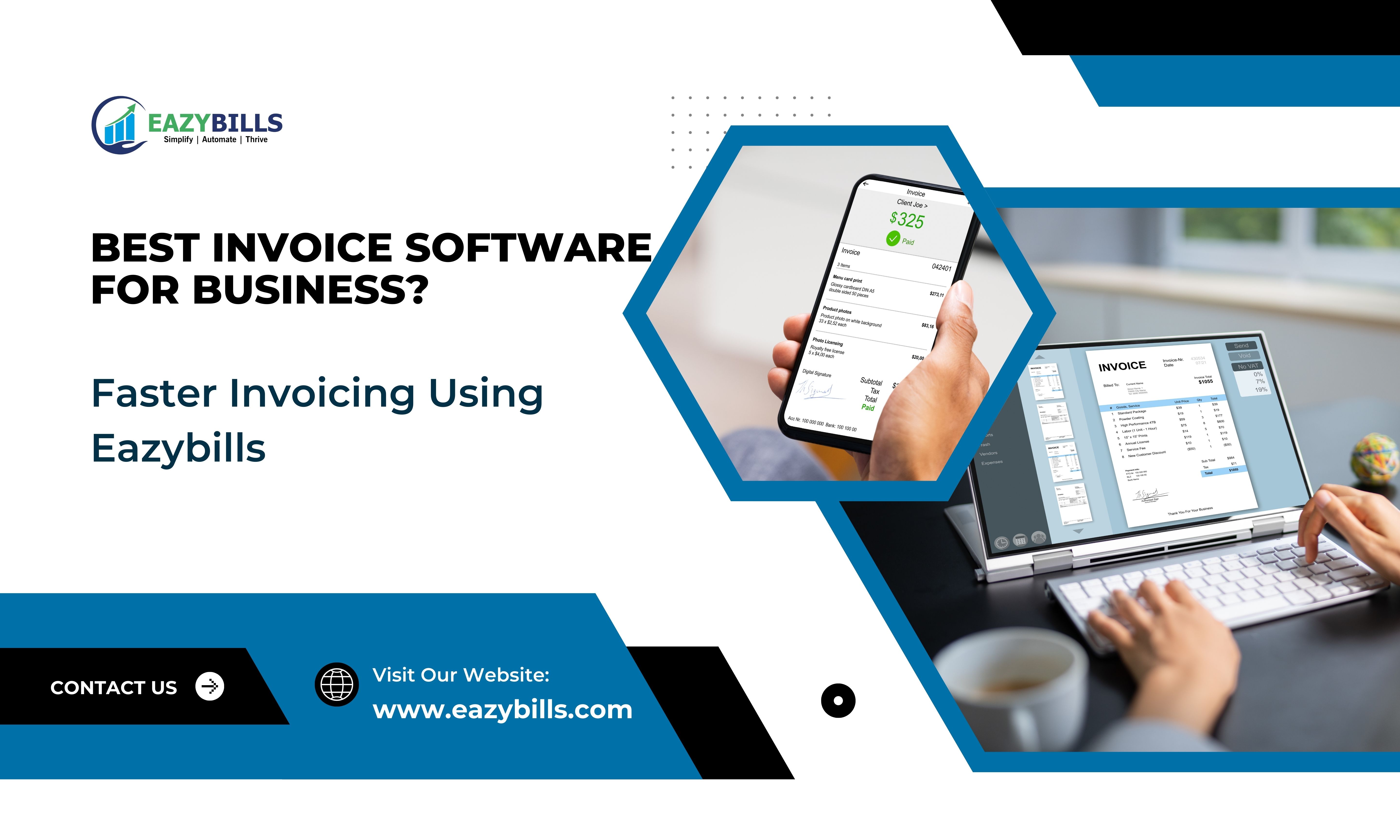 Eazybills Invoice Software for Business to Simplify Billing