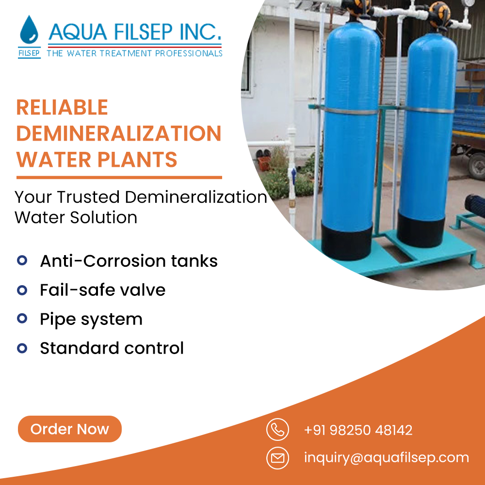 Demineralization Plant India: The Future of Pure Water Solutions
