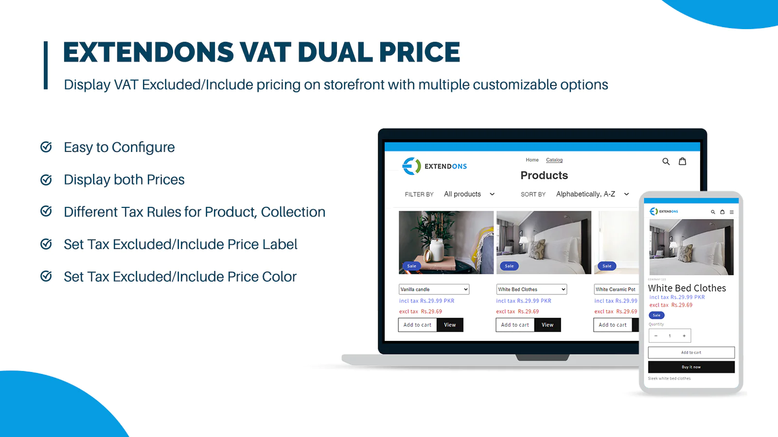 Shopify VAT Dual Pricing App
