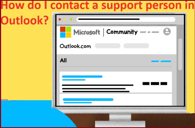How do I speak to a live person on Outlook?