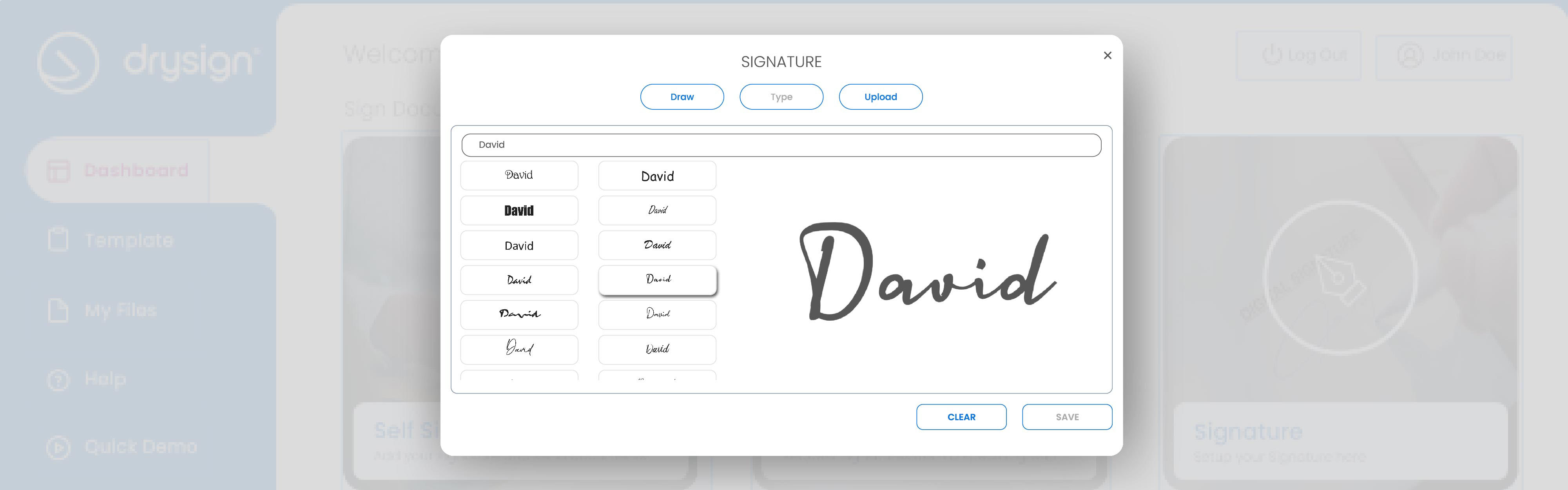 DrySign: Making Your Signature Matter More than Your Initials