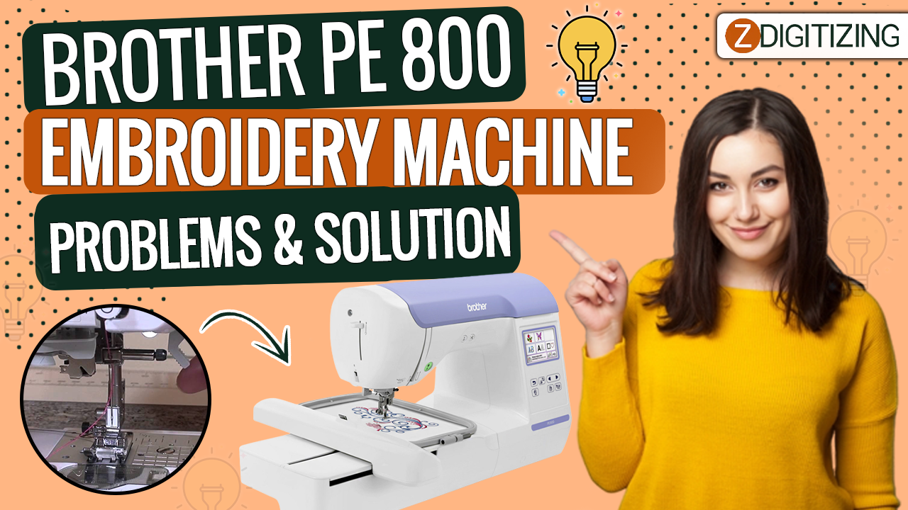 Brother PE 800 embroidery machine common problems and solution easy way to troubleshoot