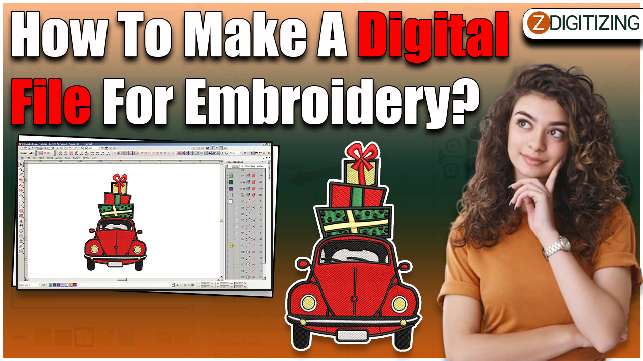 How To Make A Digital Files For Embroidery