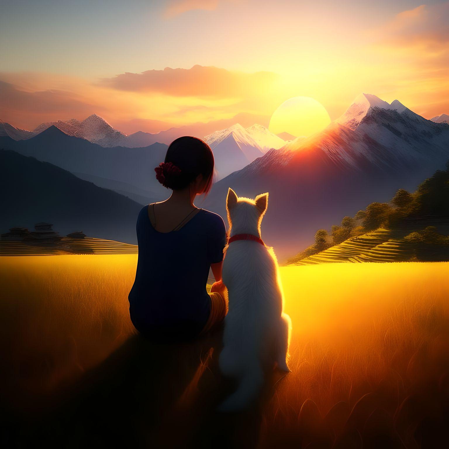 How to stay positive on a career break: Tips from a woman who found peace in the mountains with her furry friend