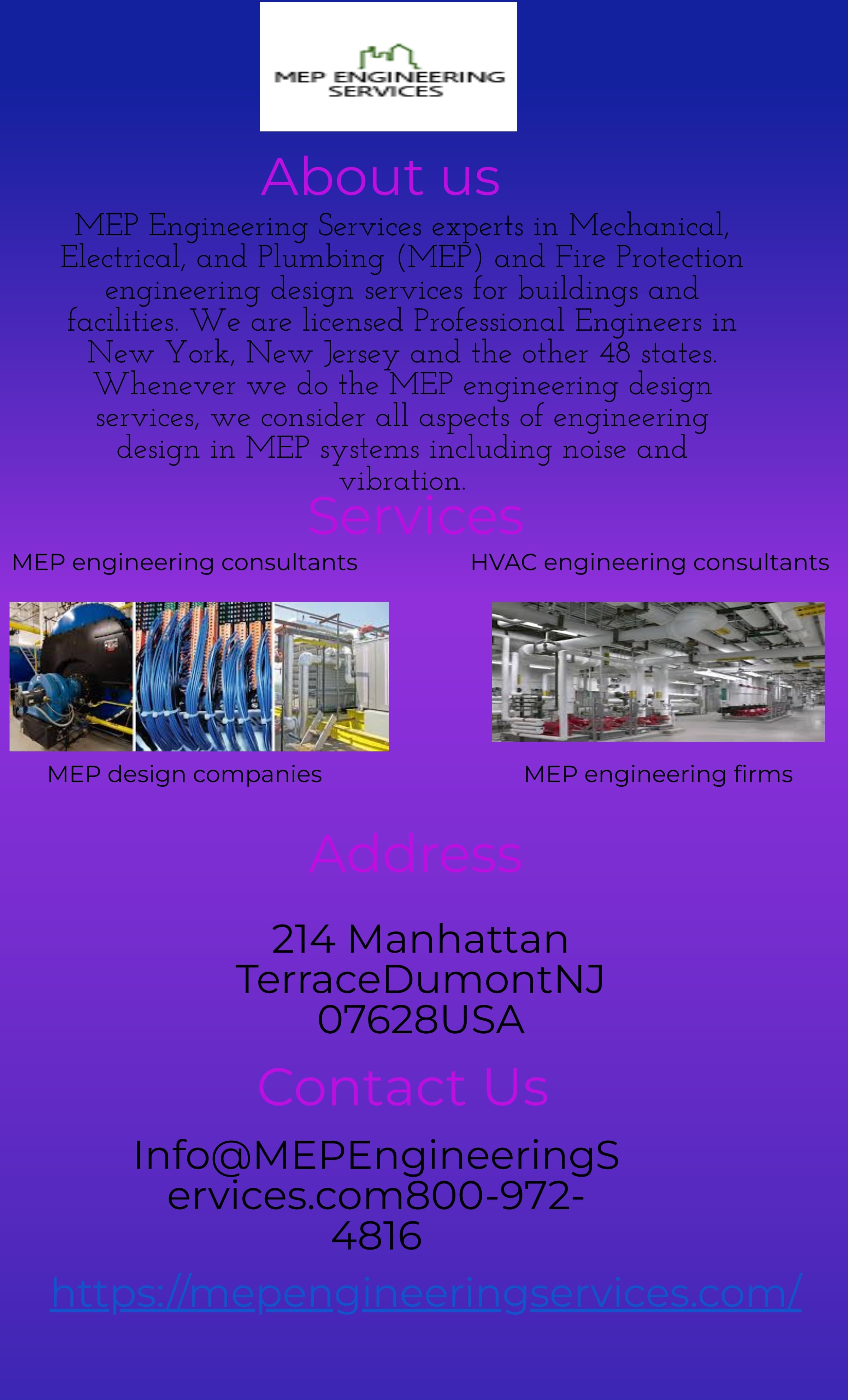 MEP Construction Services in California