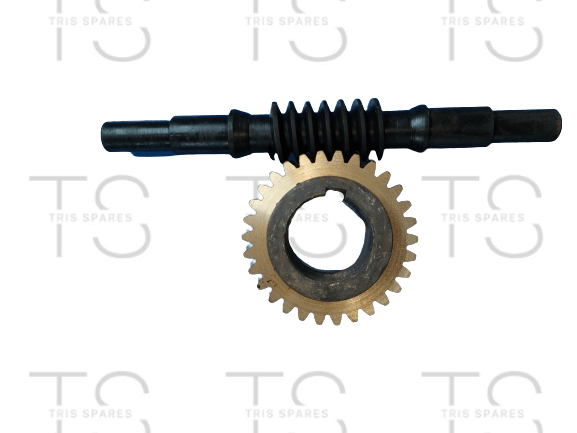 Worm Shaft & Worm Gear for Reduction Gearbox in Granite Industries