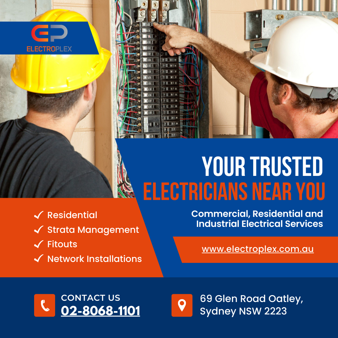 Welcome to Electroplex - Your Trusted Electricians for all your electrical needs!