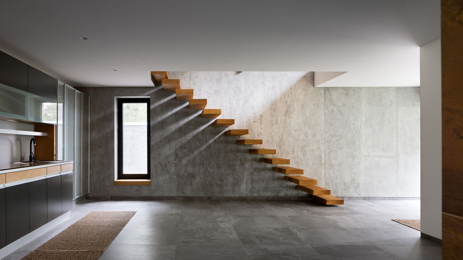 Seamless Serenity Achieving a Minimalistic Look with Concrete Flooring