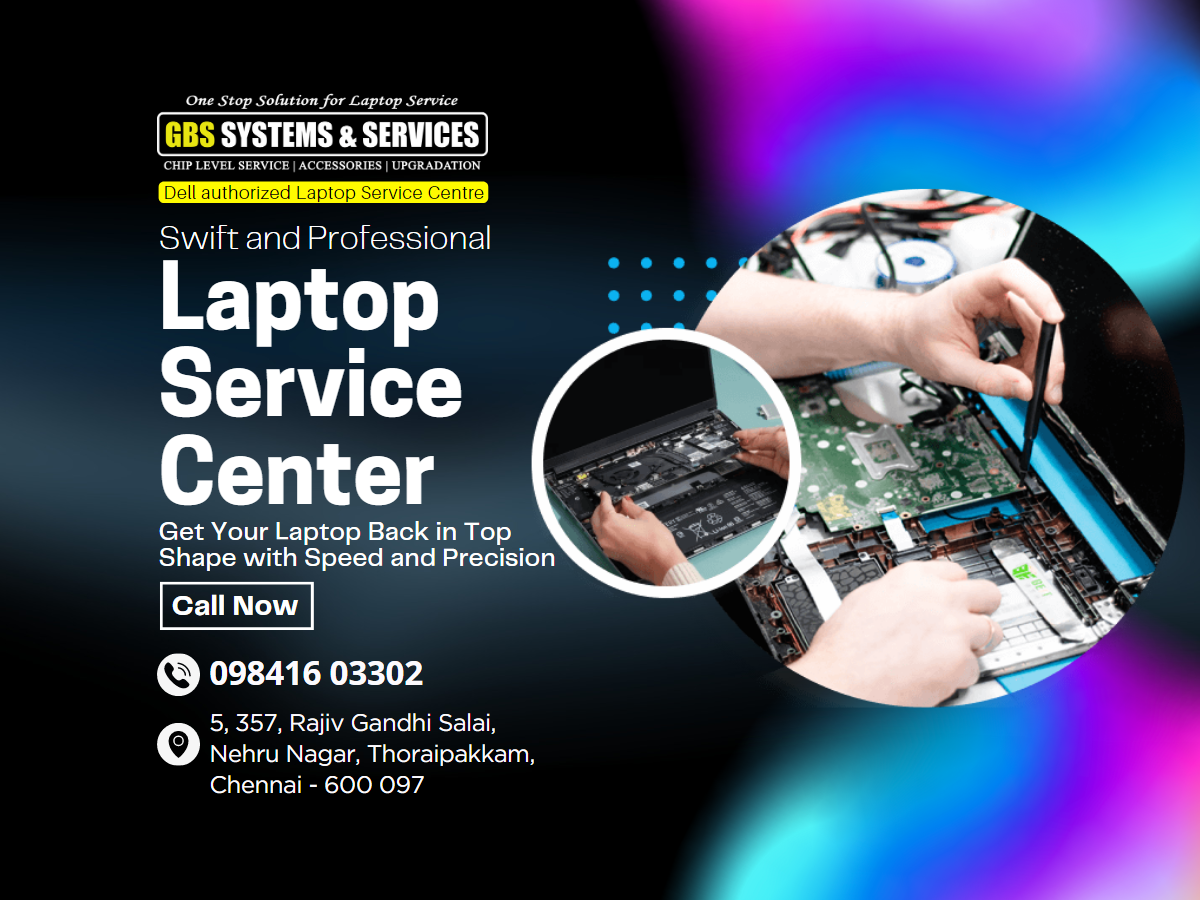 Laptop Service Center in OMR, Thoraipakkam