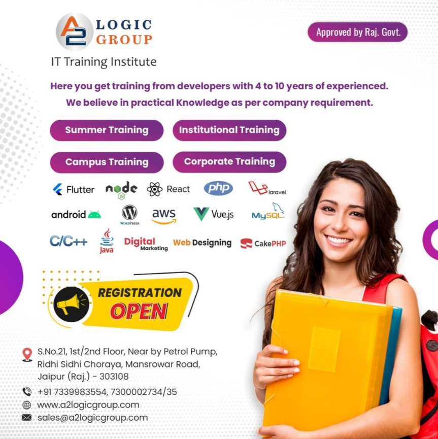 Why A2Logic Group is the best IT training institute in Jaipur