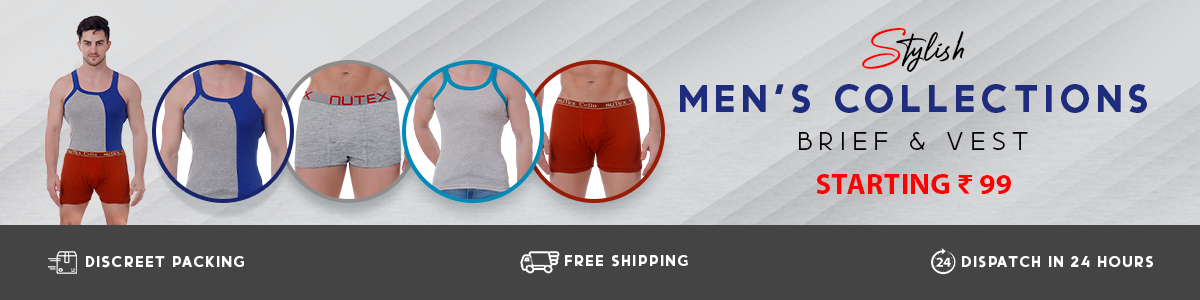 Buy briefs, trunks and vests for man starting just at ₹99 