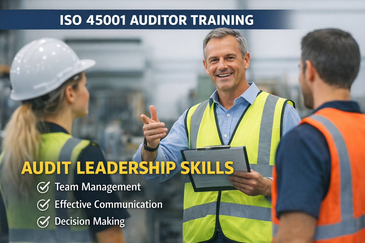 Audit Leadership Skills Taught in ISO 45001 Auditor Training