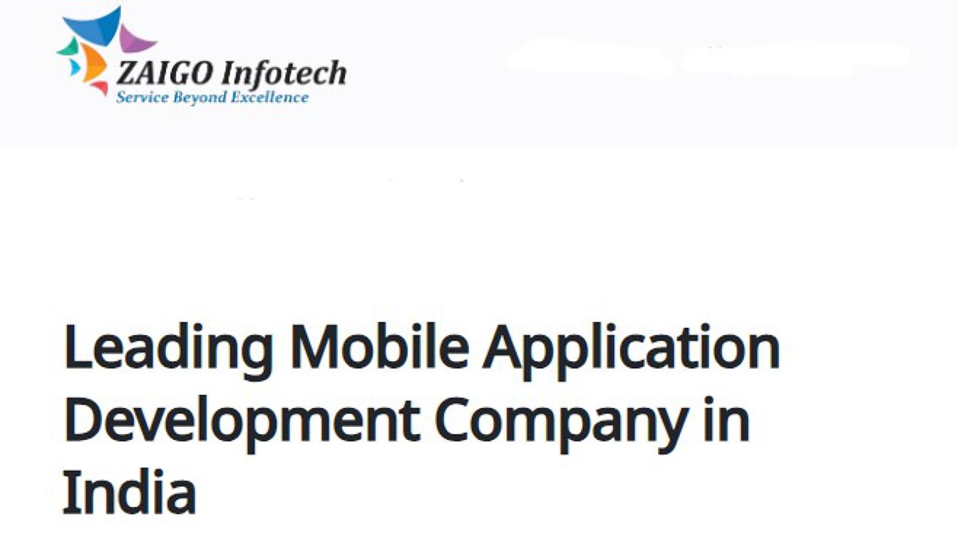 Mobile app development company in India