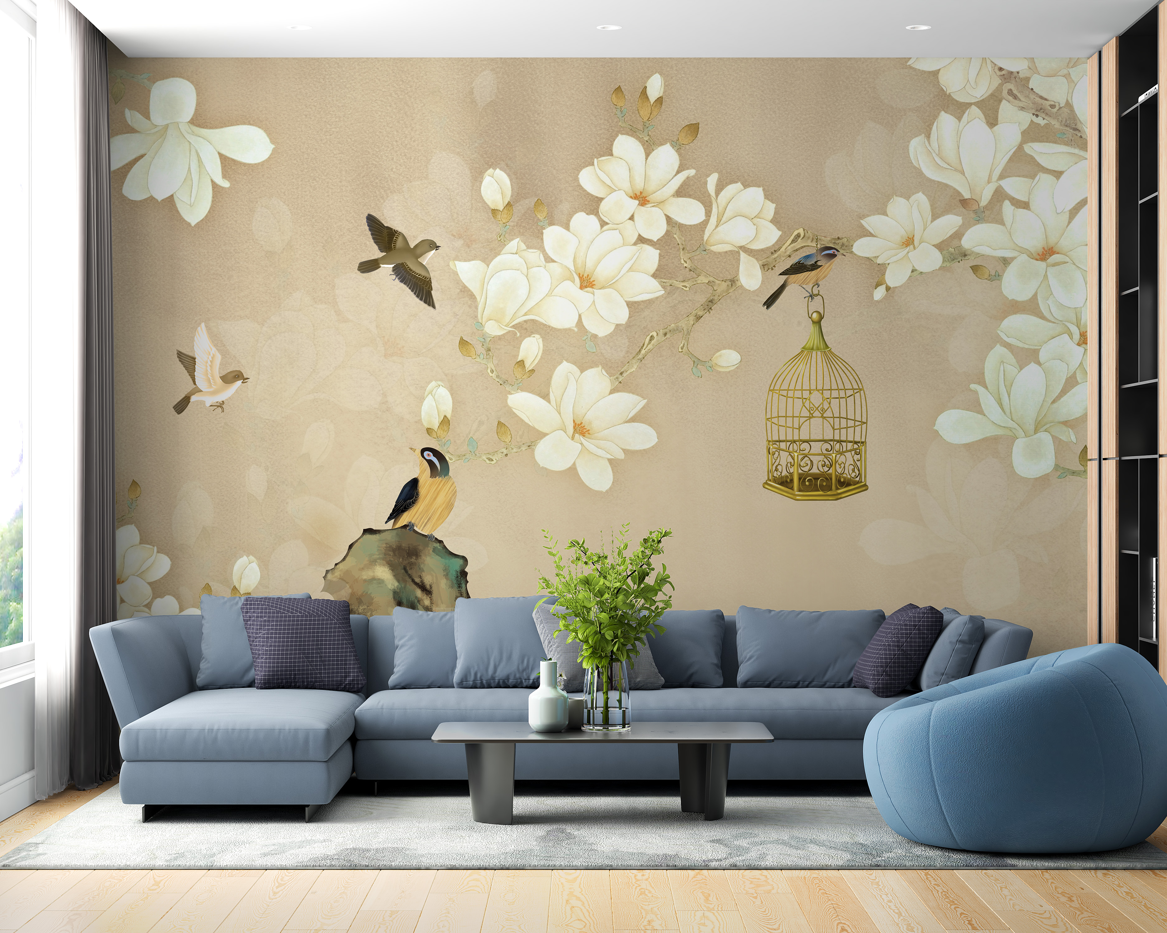 Floral Wallpaper That Feels Fresh, Not Fussy