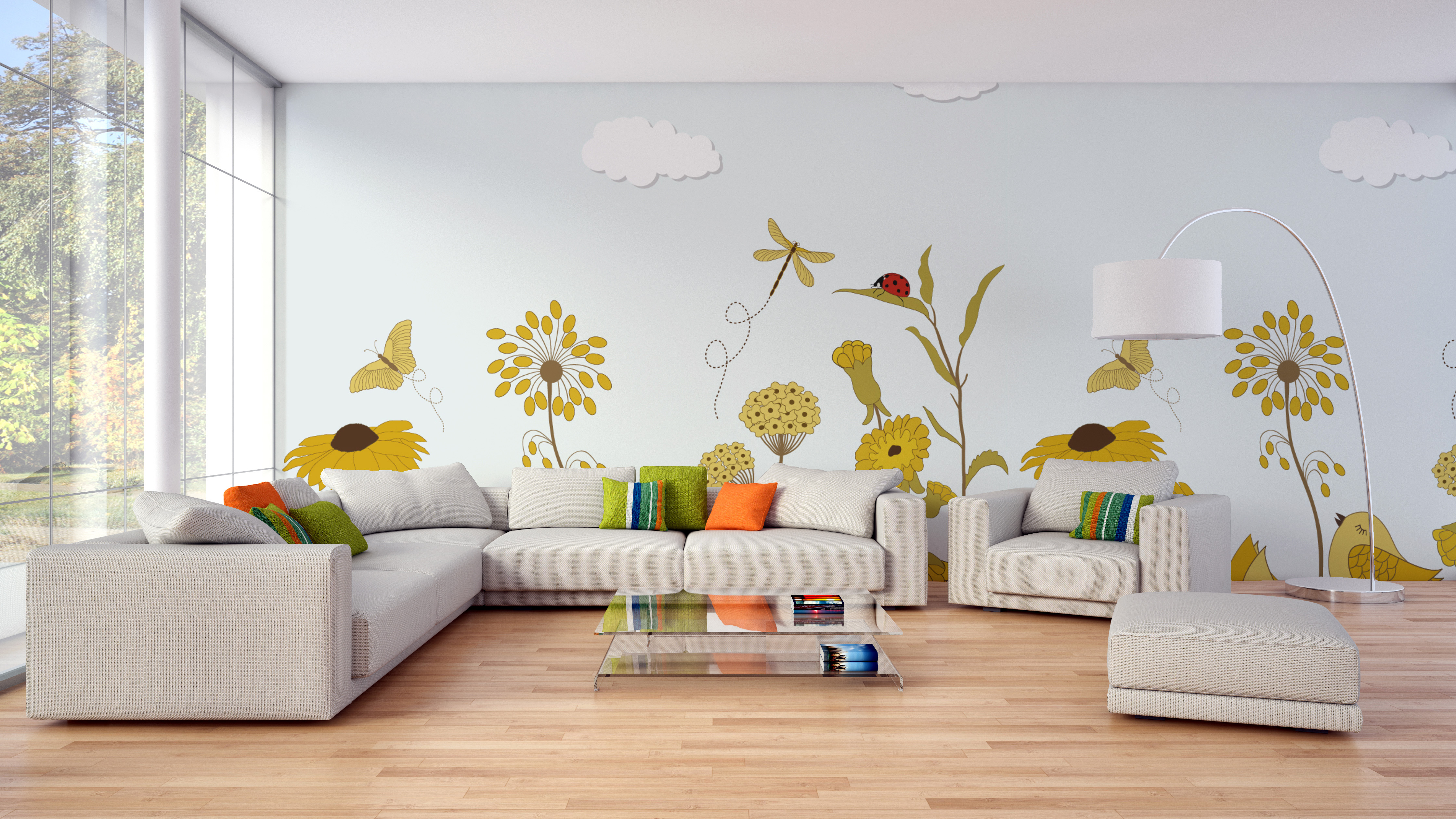 Floral Wallpaper Designs Perfect for Living Rooms
