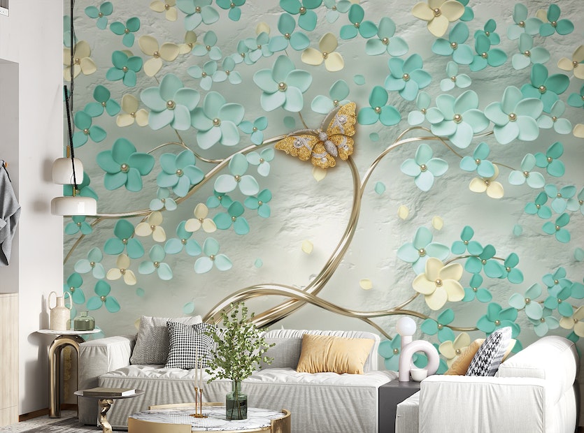 Petals on the Wall: Top Colour Trends in Flower Wallpaper Designs