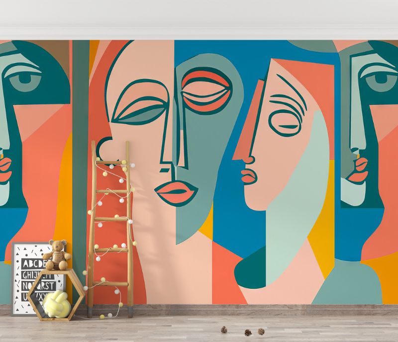 Colorful Expression Artistic Wallpaper That Tells a Story