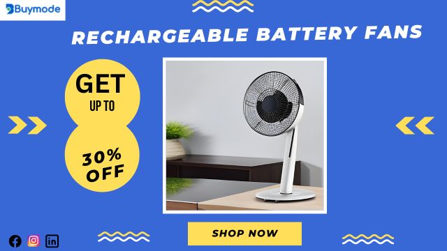 Beat The Heat With Rechargeable Battery Fans