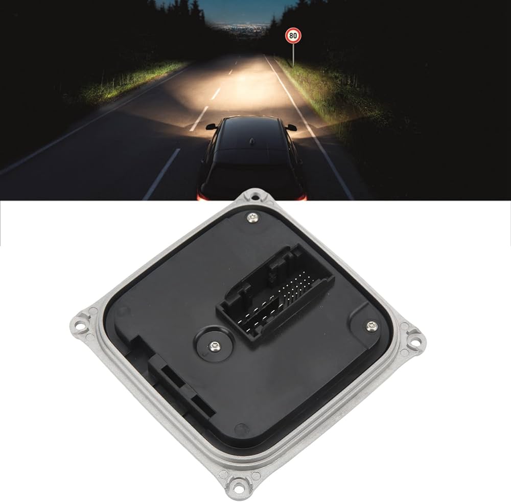 Headlight Mounted On A Vehicle Emits Light During Low Visibility