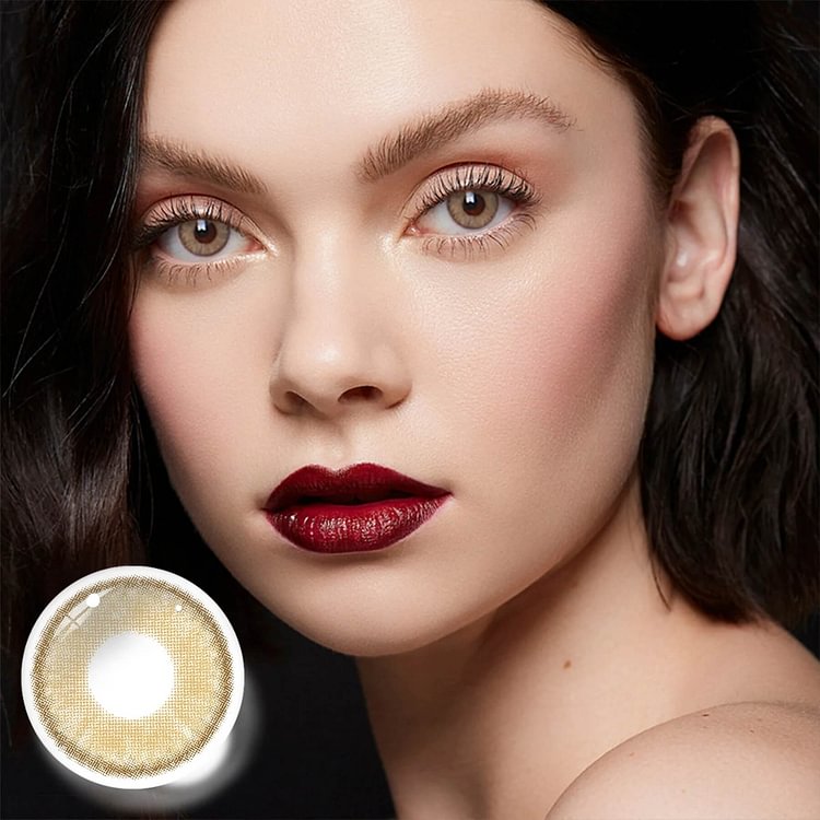 "LA Girl Dubai Brown Contact Lenses: When your Eyes Say 'I Woke Up Like This'... Literally!"