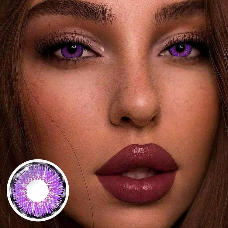 "Purple Haze and Eye Poppin' Amaze: How Vika Purple Contact Lenses Became Everyone's Obsession"