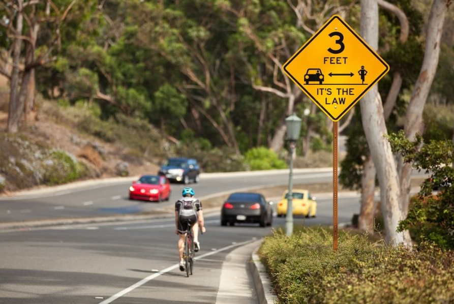 3-Feet Law: Ensuring Safe Passing Distance Between Motorists and Cyclists