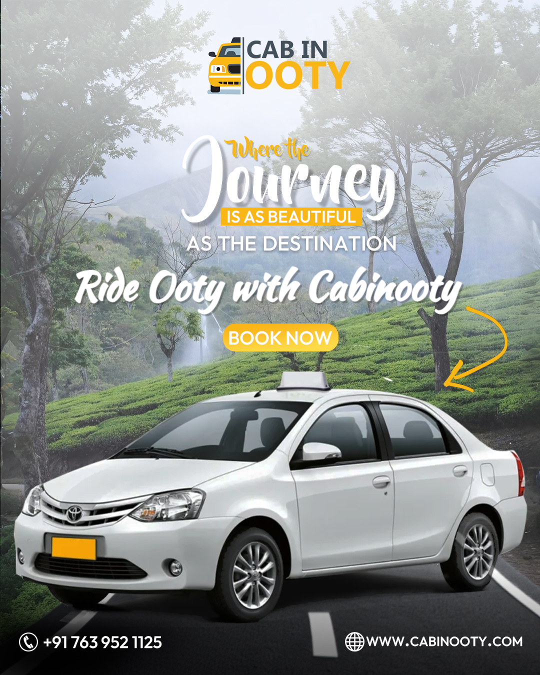 Best Ooty Taxi – Reliable & Comfortable Travel with Cab in Ooty