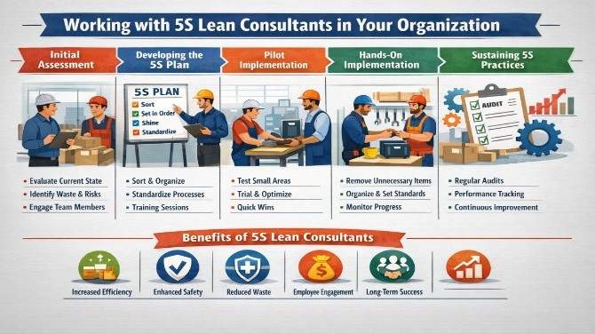 Step-by-Step Guide to Working with 5S Lean Consultants in Your Organization