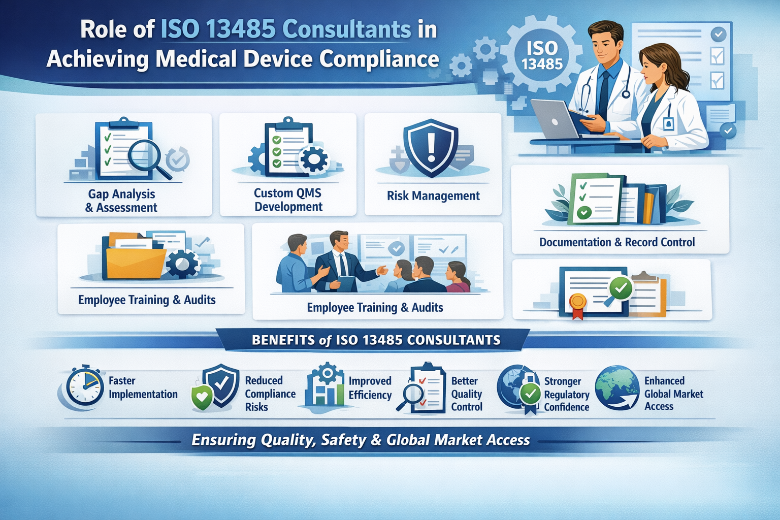 Role of ISO 13485 Consultants in Achieving Medical Device Compliance